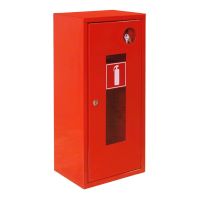 Шкаф для огнетушителя ШПО-2 ОК (открытый, красный), фото