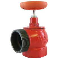 Клапан пожарный "Апогей" КПКМ 65-1 муфта/цапка угловой 90°, фото