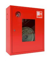 Шкаф для пожарного крана ШПК-310НОК (навесной, открытый, красный) эконом, фото