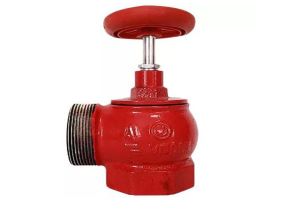 Клапан пожарный чугунный "Апогей" КПЧМ 65-1 муфта/цапка удл. шпиндель угловой 90°, фото