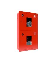 Шкаф для пожарного крана ШПК-320-12ВОК (встроенный, открытый, красный) эконом, фото