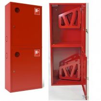 Шкаф для пожарного крана ШПК-320-21НЗК (навесной, закрытый, красный) эконом, фото