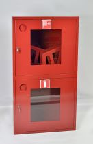 Шкаф для пожарного крана ШПК-320-12НОК (навесной, открытый, красный), фото