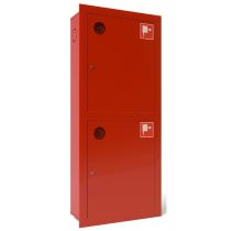 Шкаф для пожарного крана ШПК-320-21ВЗК (встроенный, закрытый, красный) эконом, фото
