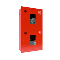 Шкаф для пожарного крана ШПК-320-12ВОК (встроенный, открытый, красный), фото