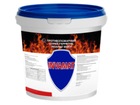 Противопожарный спрей-герметик INVAMAT 850 CF (Ведро металлическое, 20 кг), фото