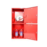 Шкаф для пожарного крана ШПК-320НЗК (навесной, закрытый, красный) эконом, фото