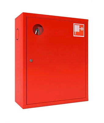 Шкаф для пожарного крана ШПК-310НЗК (навесной, закрытый, красный), фото