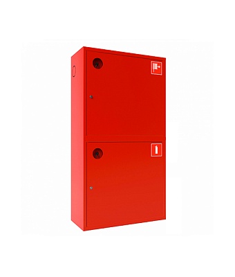 Шкаф для пожарного крана ШПК-320НЗК (навесной, закрытый, красный), фото