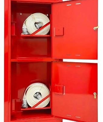 Шкаф для пожарного крана ШПК-320-21ВЗК (встроенный, закрытый, красный), фото